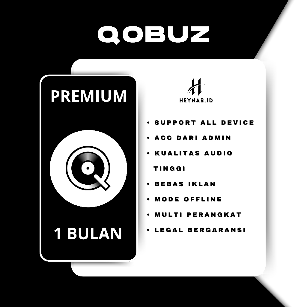 [PROMO] QOBUZ 1 BULAN PREMIUM BERGARANSI