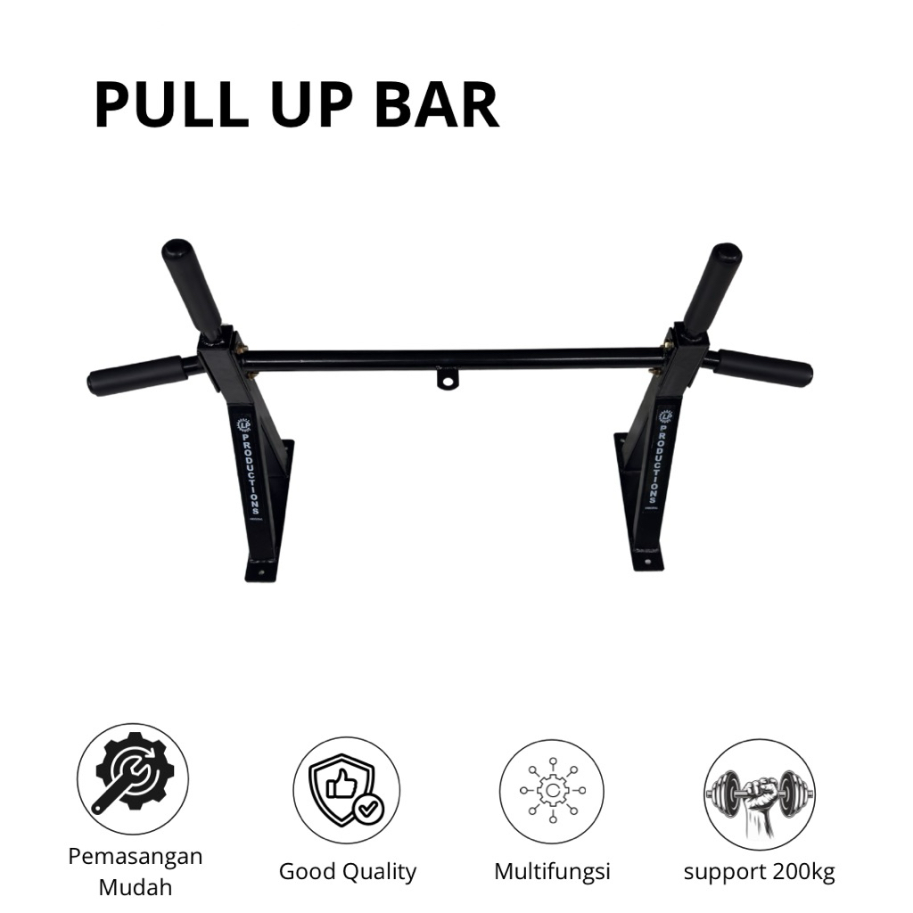 Pull Up Bar Dinding Kokoh Kuat 250kg