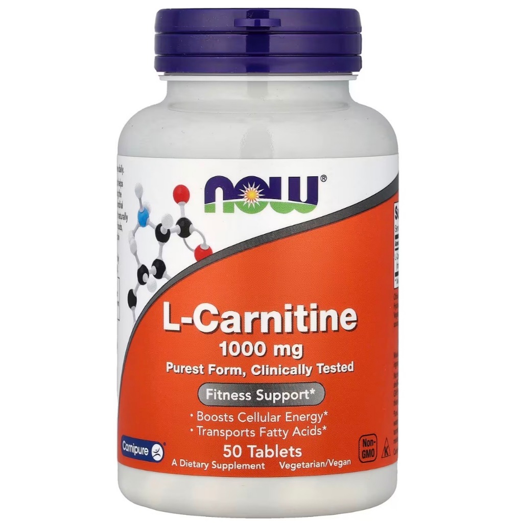 NOW L-CARNITINE 1000 mg 50 Tablets