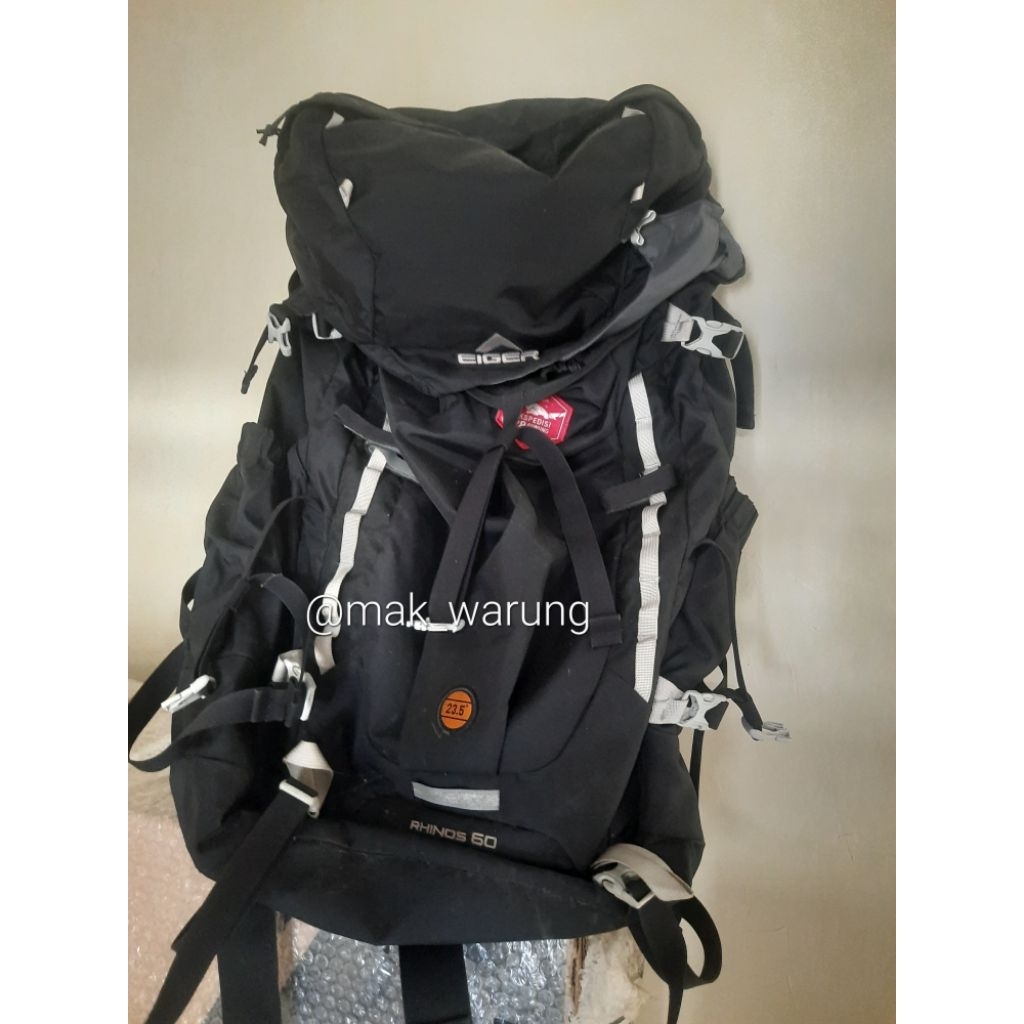 Eiger Rhinos 60L spesial 28 gunung