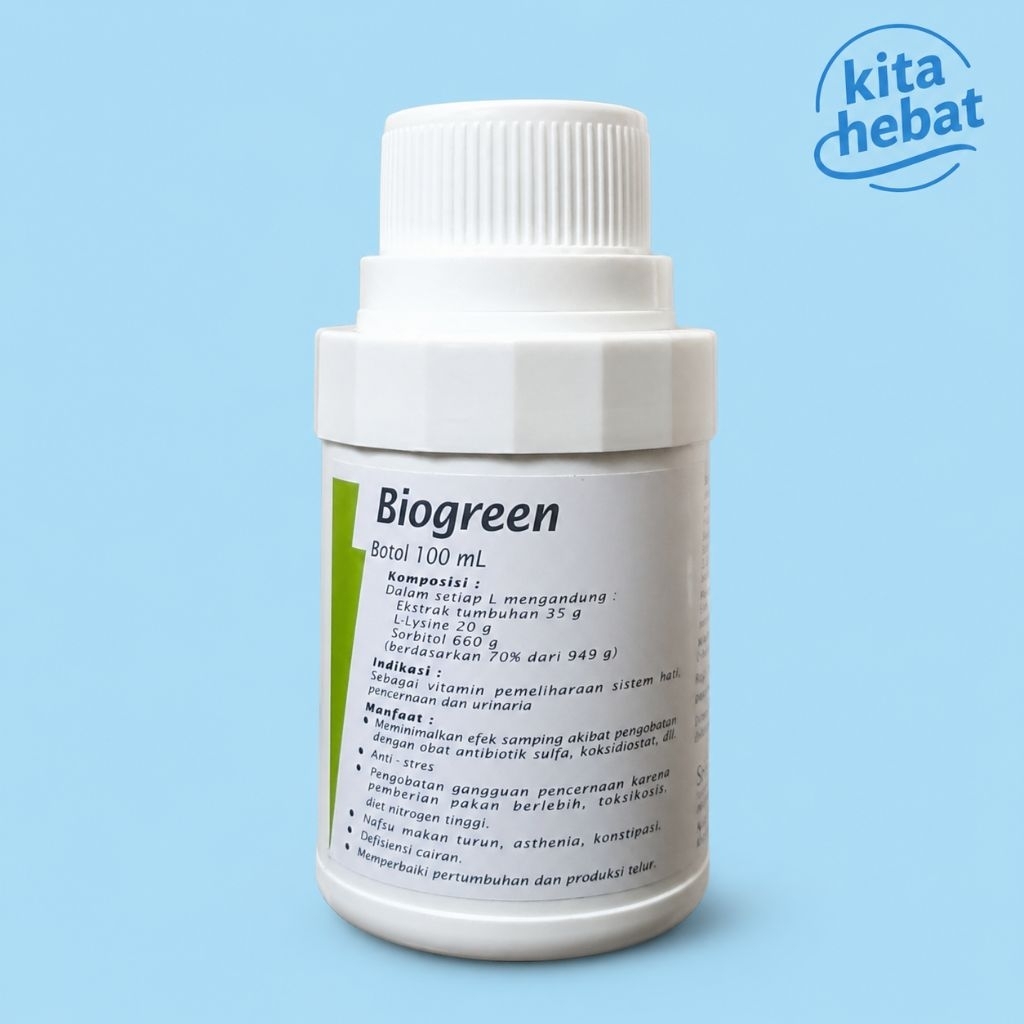 BIOGREEN SHS 100ml suplemen untuk hewan