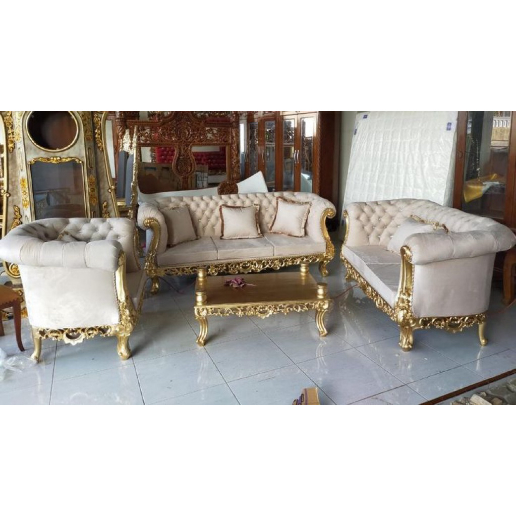 sofa tamu busa jok sofa tamu ukir jepara kursi sofa tamu kayu jati