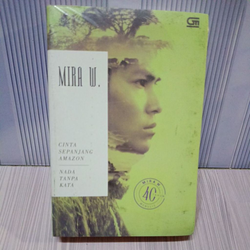 Novel Cinta Sepanjang Amazon Karya Mira W segel broken Original gramedia