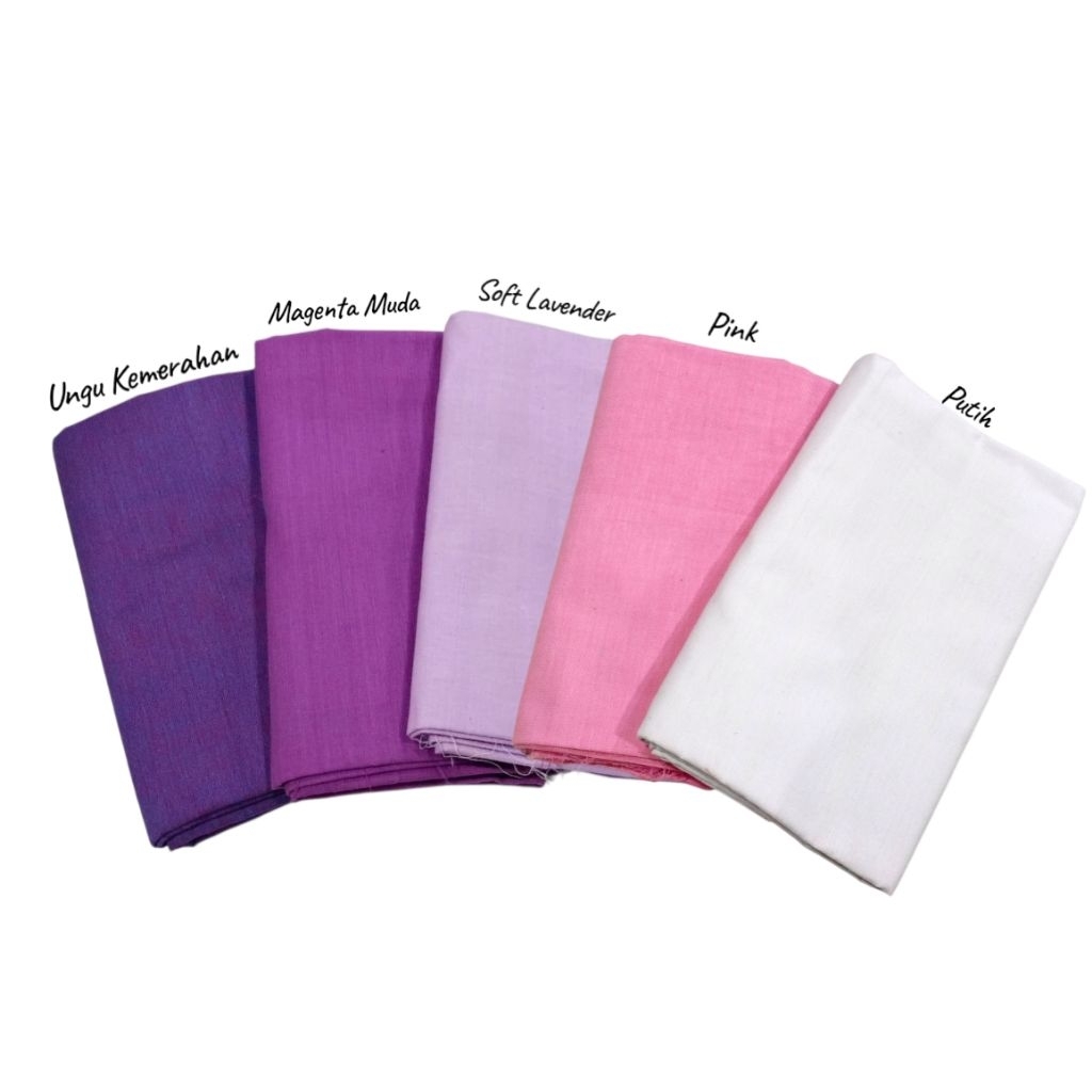 Kain Tenun Lurik Polos Pink Fuschia magenta ungu lilac