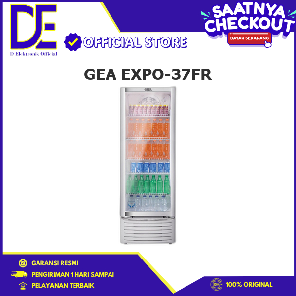 GEA EXPO-37FR SHOWCASE 290 Liter Pendingin Minuman 1 pintu EXPO-37FR EXPO37FR EXPO 37FR