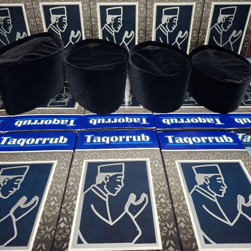 peci taqorrub exlusiv kopiah hitam peci santri peci tinggi 7cm peci presiden