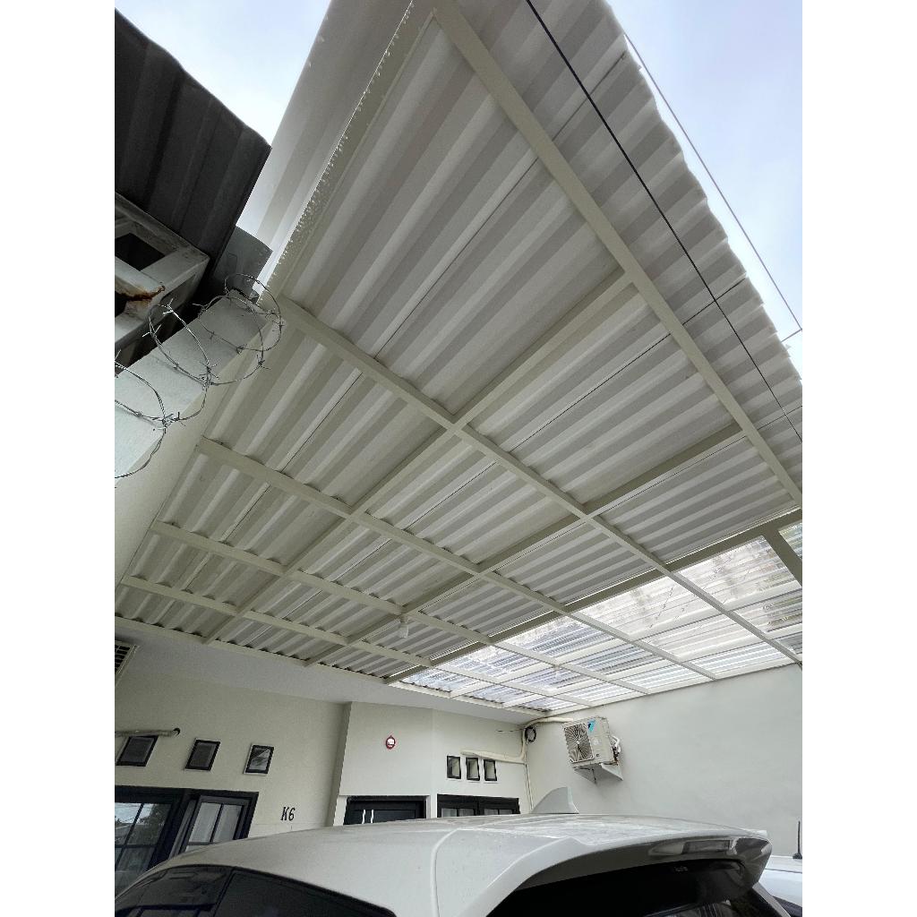 Kanopi Upvc Double Layer