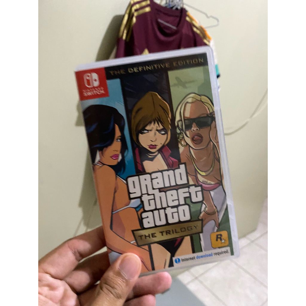 GTA trilogy nintendo switch catridge
