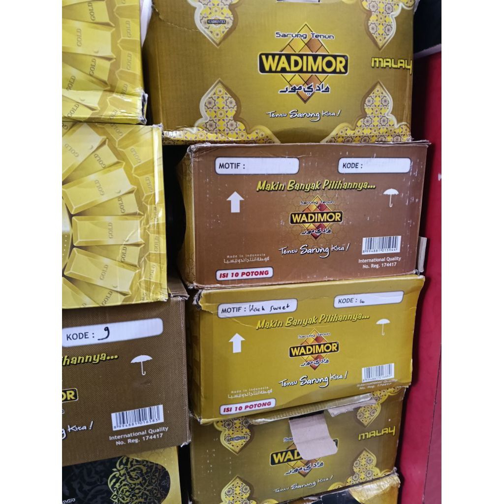 SARUNG WADIMOR PER 10 PCS/  SARUNG WADIMOR MOTIF RANDOM