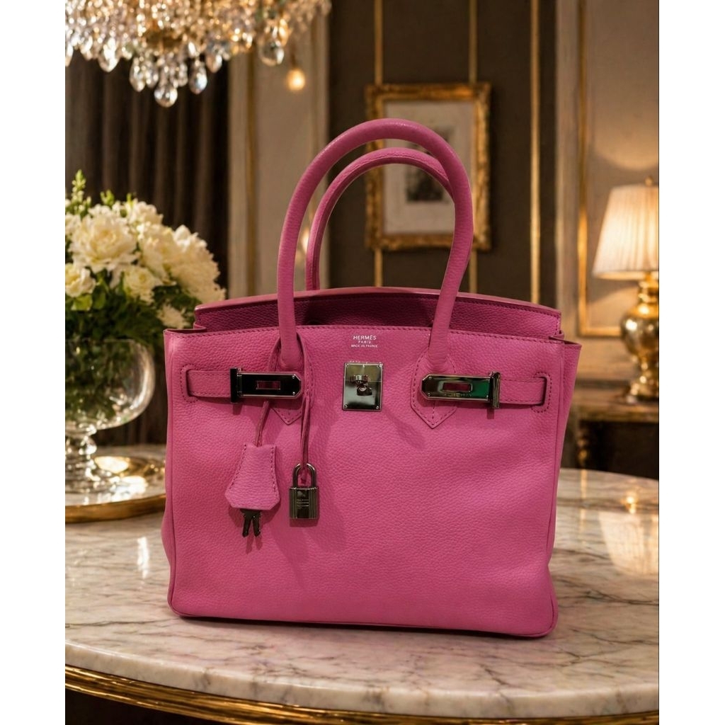 Tas kremes pink fushia