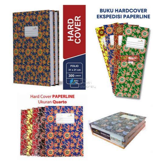 Buku Besar Folio PAPERLINE  Cover Garis – Buku Tulis Akuntansi Isi 100 / 200 Lembar