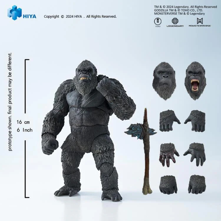 Hiya Toys Kong Godzilla X Kong Kong With Battle Axe