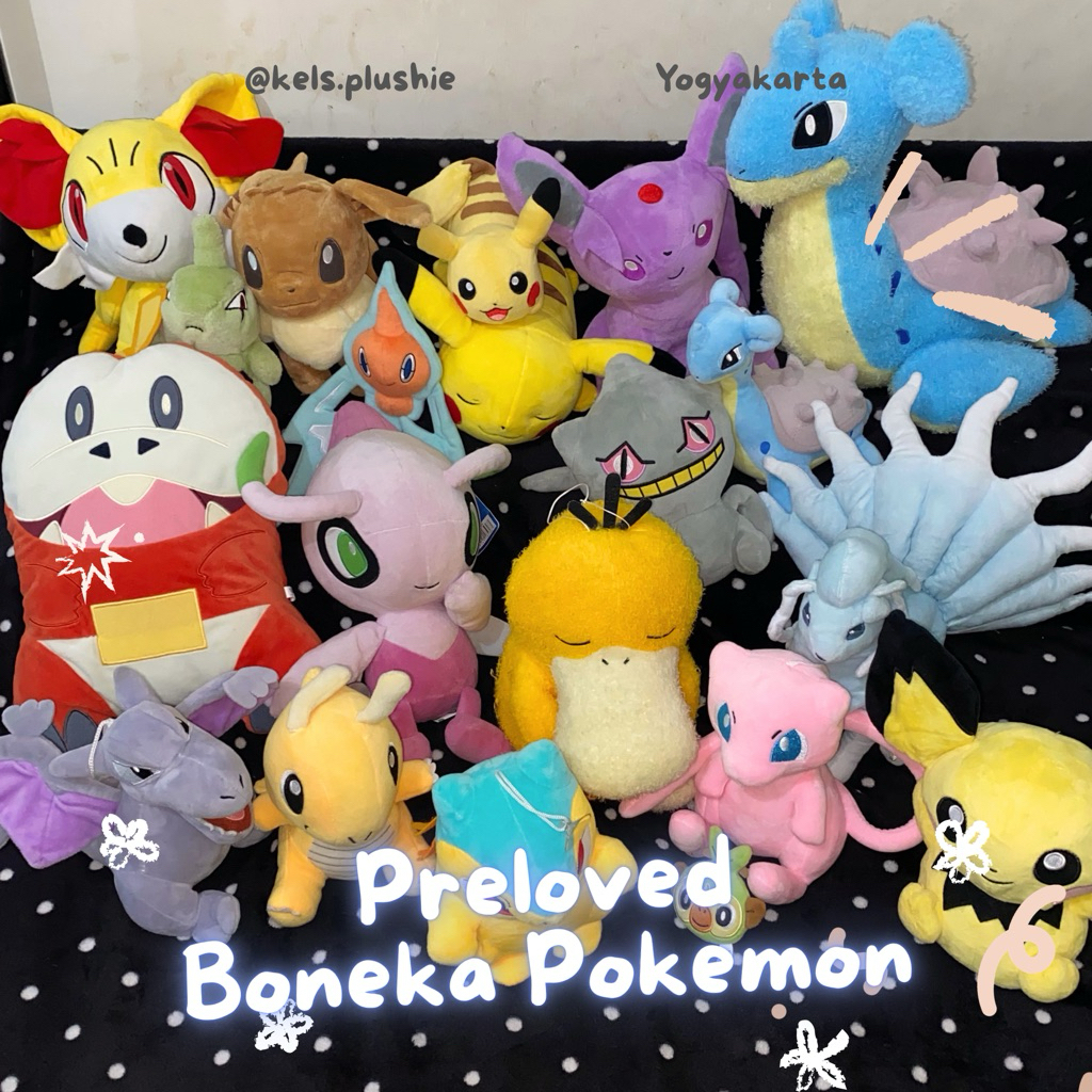 boneka pokemon preloved branded