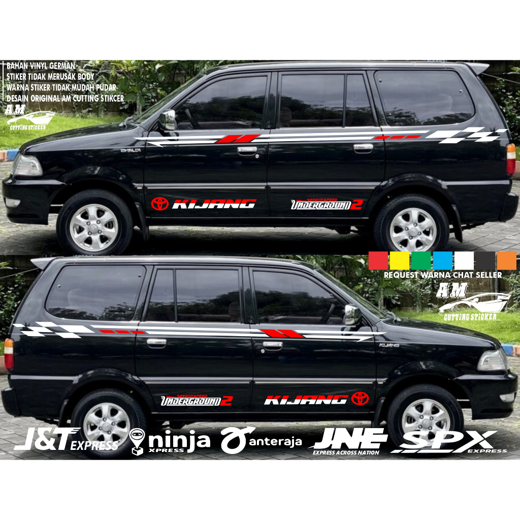 Stiker Mobil Kijang Super Stiker Body Kijang Super Stiker Kijang Super Cutting Sticker Terbaru