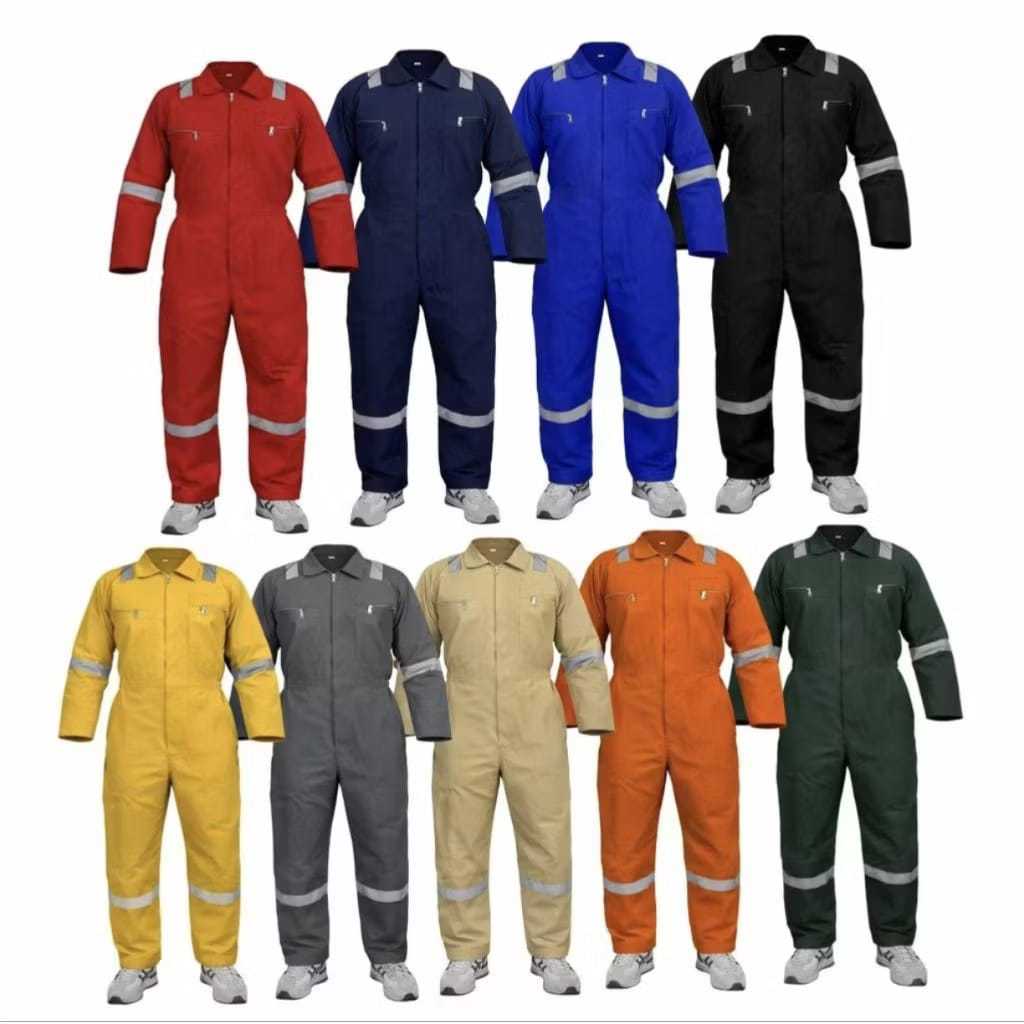 baju wearpack kerja pria safety scotlight  katelpak safety  seragam kerja proyek