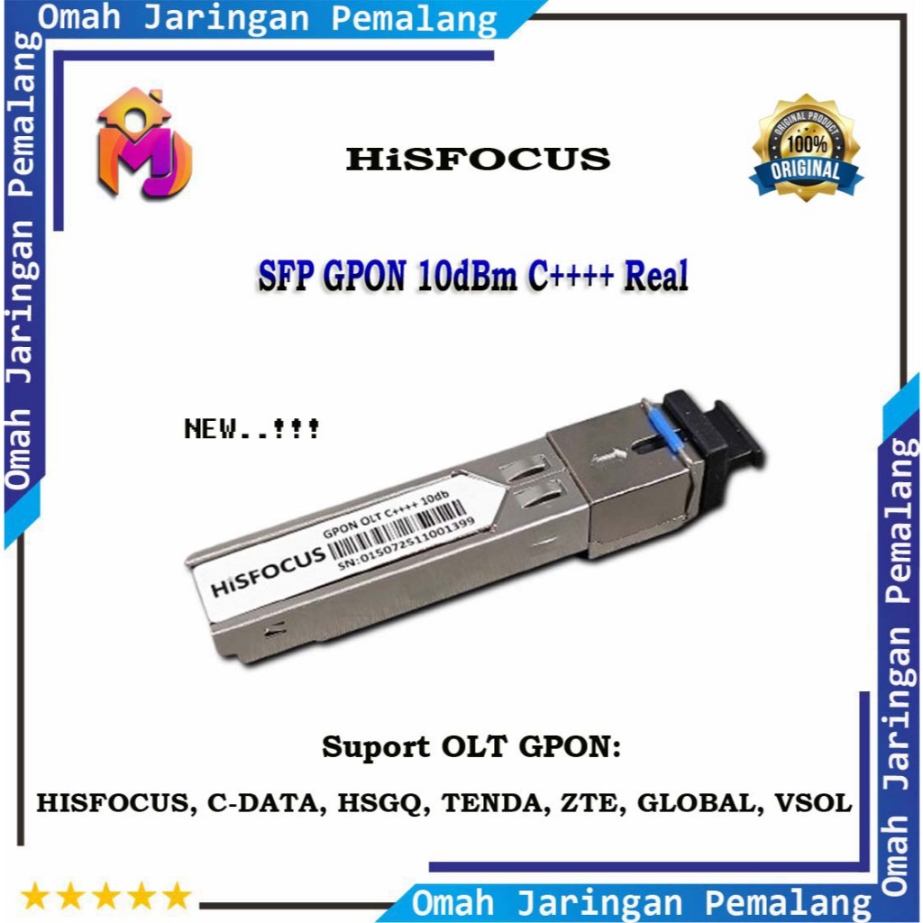 SFP Gpon 10db C++++ Hisfocus Suport All Olt Gpon/Sfp Gpon 10db Suport Olt Zte