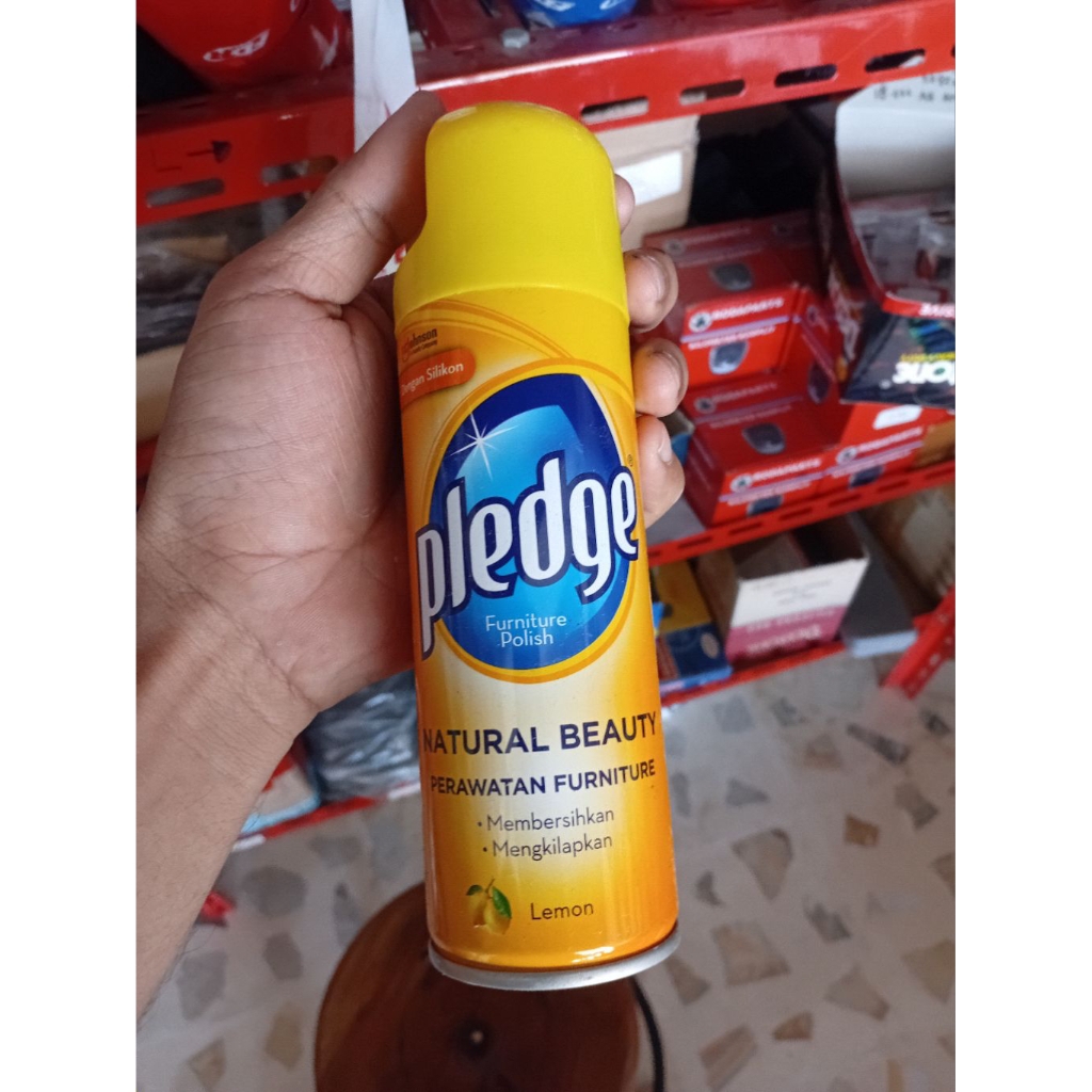 pledge semprot isi 160 gr lemon pengkilap body motor dll