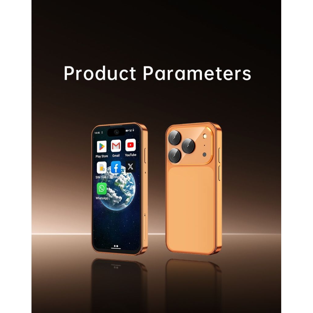 HP mini mirip ip17 soyes xs19pro jaringan 4g