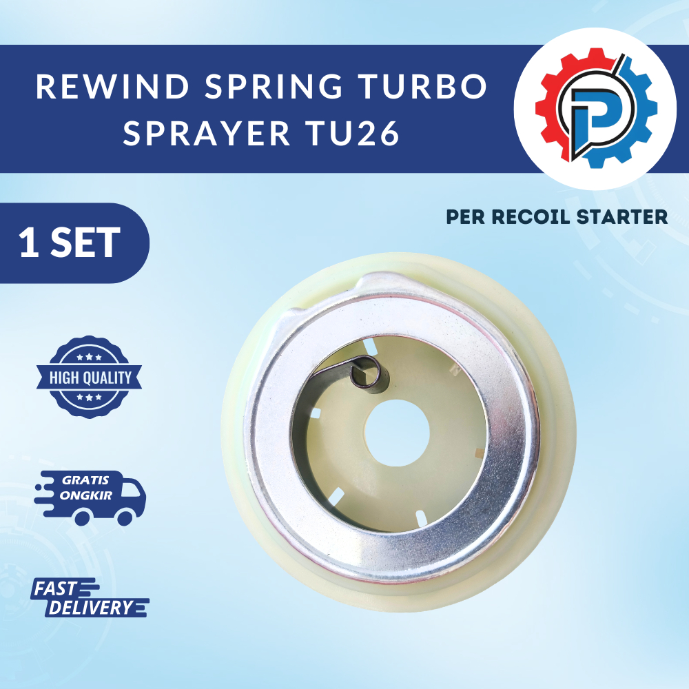 Per Recoil Starter TU26 Bintang Turbo Rewind Spring Set Tarikan Engkol Mesin Sprayer Semprot Hama 2t