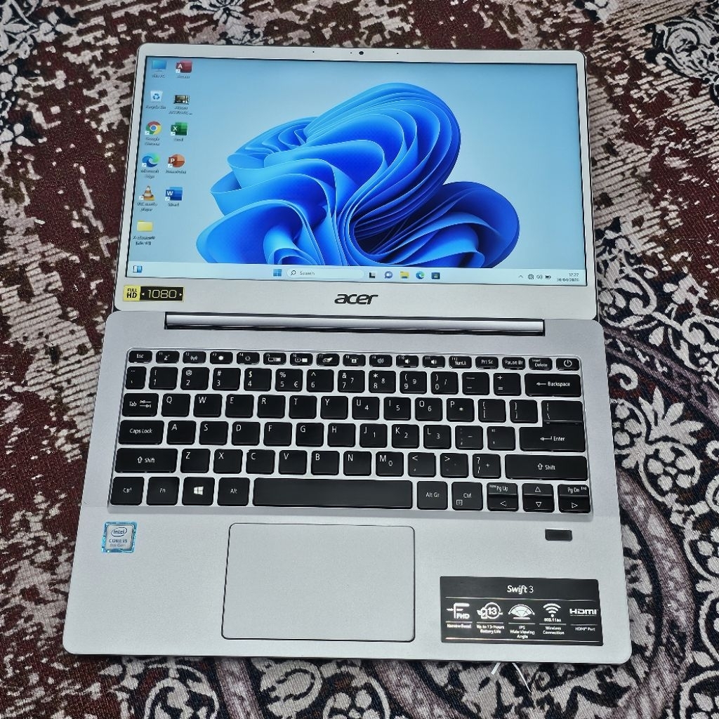 Laptop Acer Swift 3 Intel Core i5 RAM 8GB SSD 256GB 13INCH Keyboard backlight Laptop Super slim