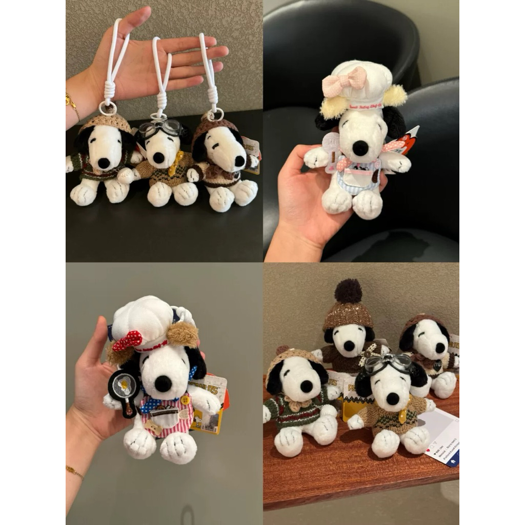 Snoopy plush Keychain/Gantungan kunci tas/bag charm universal studio japan/peanuts snoopy