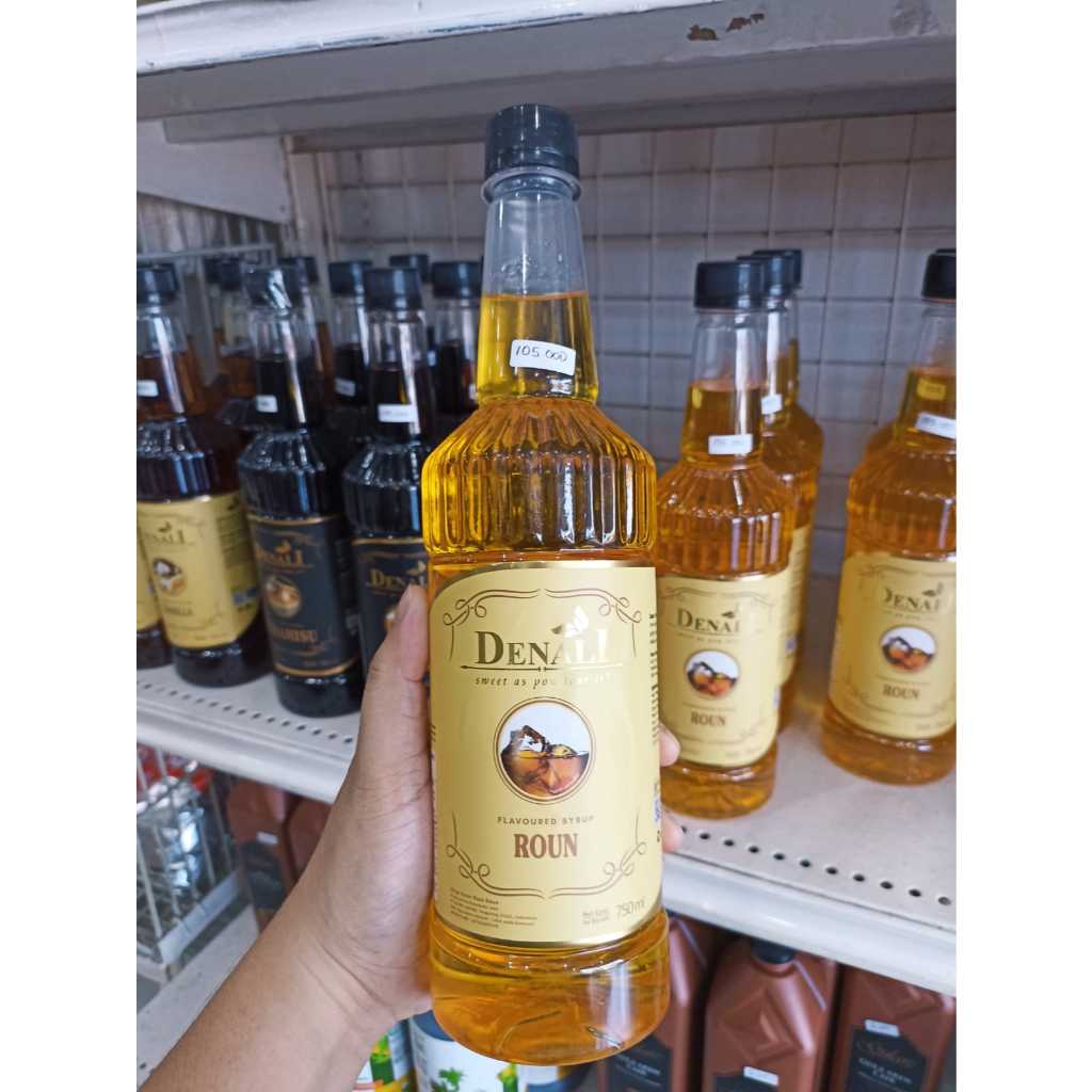 DENALI SYRUP ROUN 750 ML/DENALI RASA RUM PREMIUM/SYRUP RASA RUM/SYRUP RASA ROUN/HALAL/BPOM