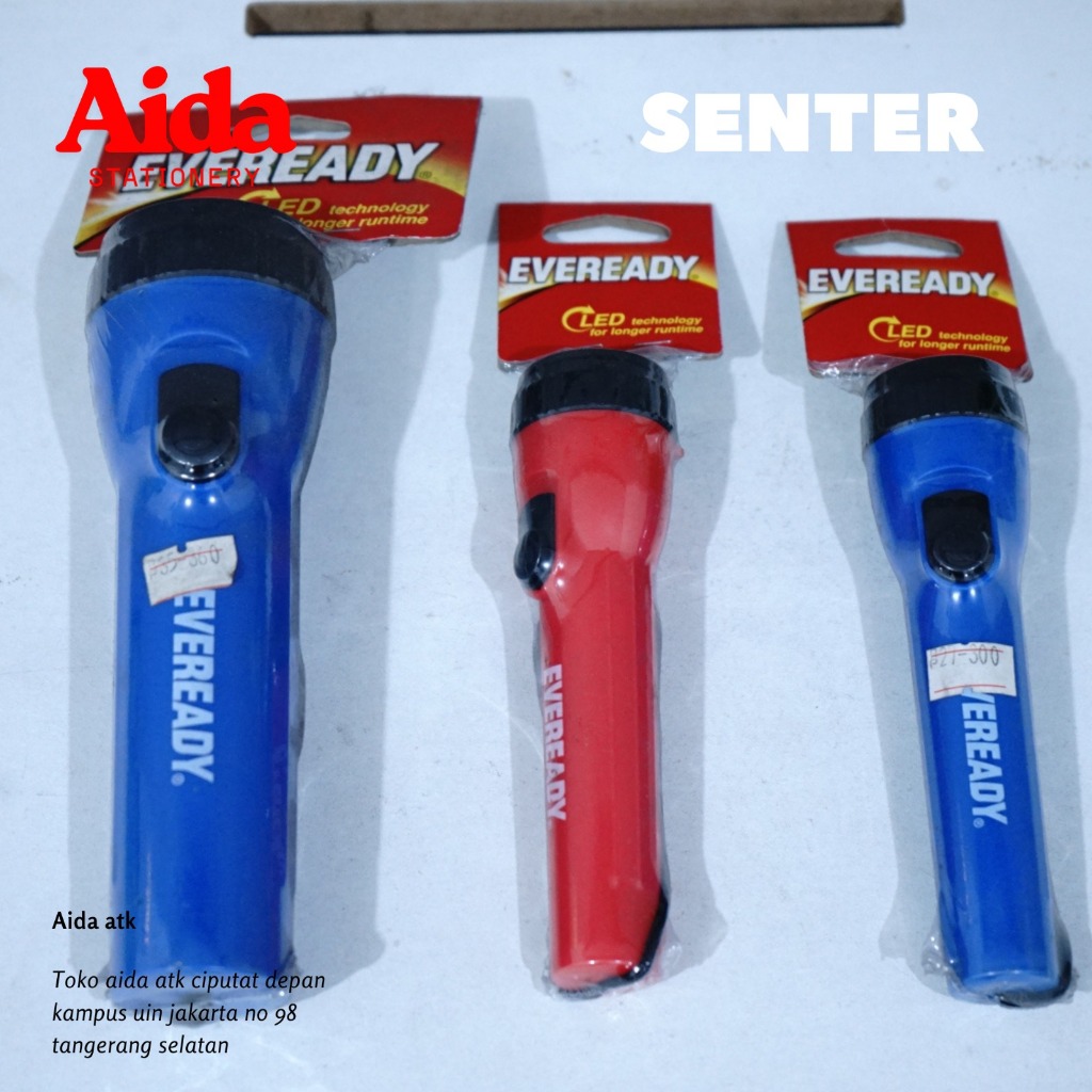 SENTER TANGAN EVEREADY BESAR DAN KECIL