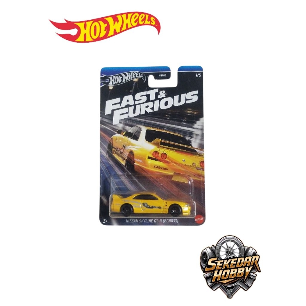 Hotwheels Fast & Furious Nissan Skyline GT-R [BCNR33]