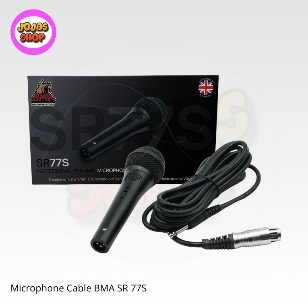 Mic BMA SR 77S microphone bma sr77s mic vocal bma ori mikropon kabel bma sr-77s original