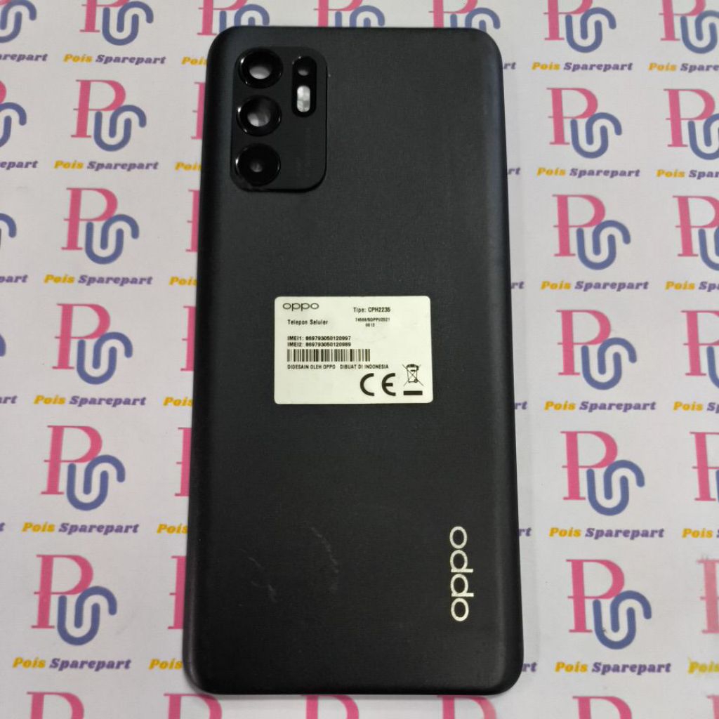 Backdoor Oppo reno 6 pro 5G Original bekas