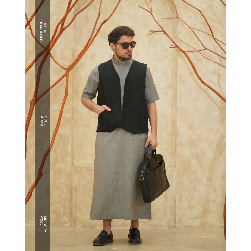 Jubba Samase A146|Jubba Saudi Slimfit|Ghamis Pria Slim| Samase Original| Samase Heritage Store|