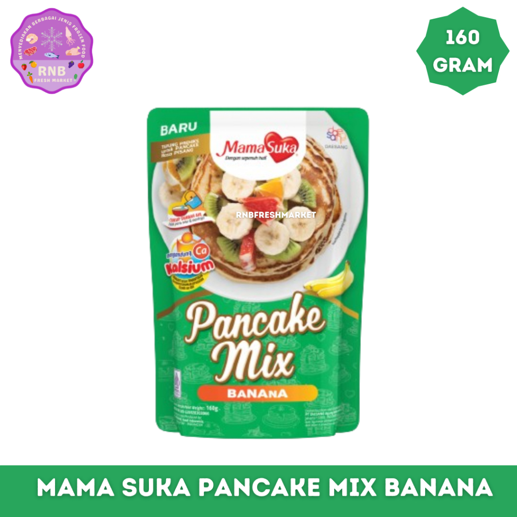 Mama Suka Pancake Mix Banana Netto 160 Gram