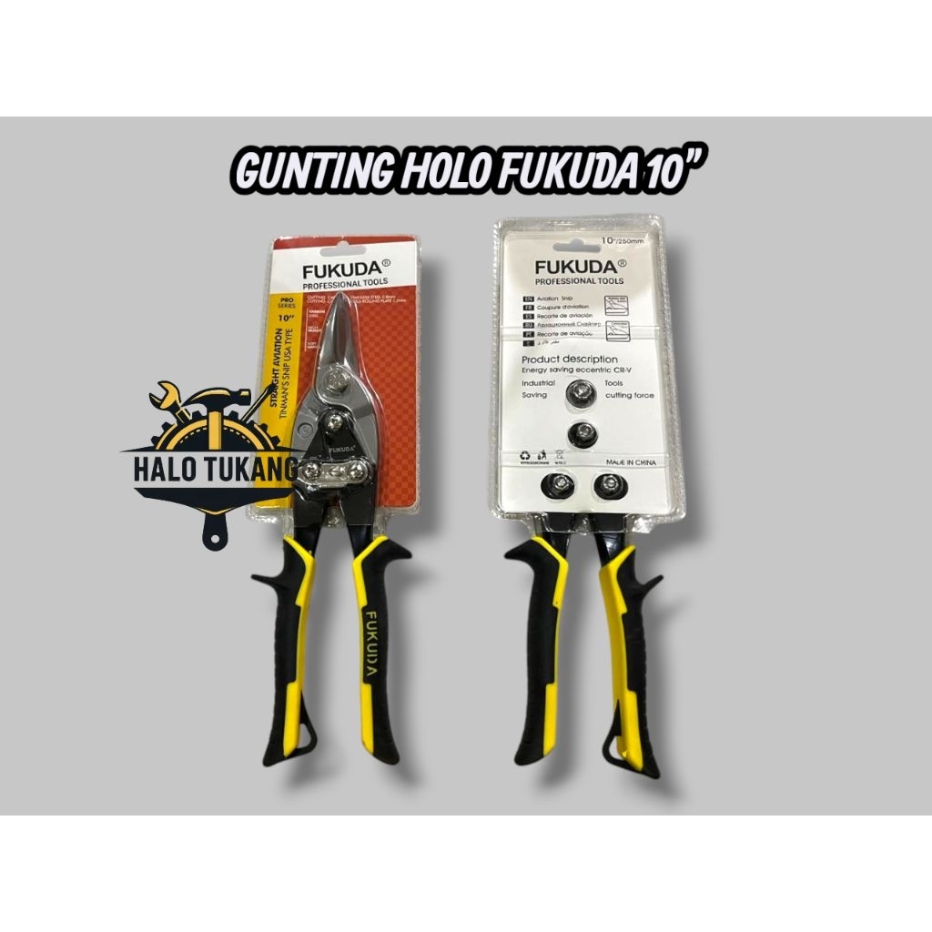 GUNTING HOLO FUKUDA 10" / GUNTING BAJA RINGAN