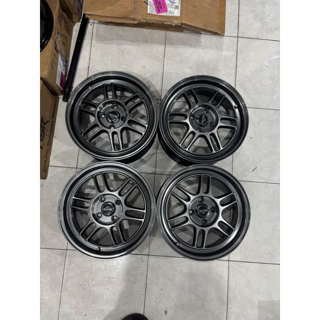 VELG BEKAS Racing Ring 15 H4x100 Pnp Calya,Sigra,Brio,DLL