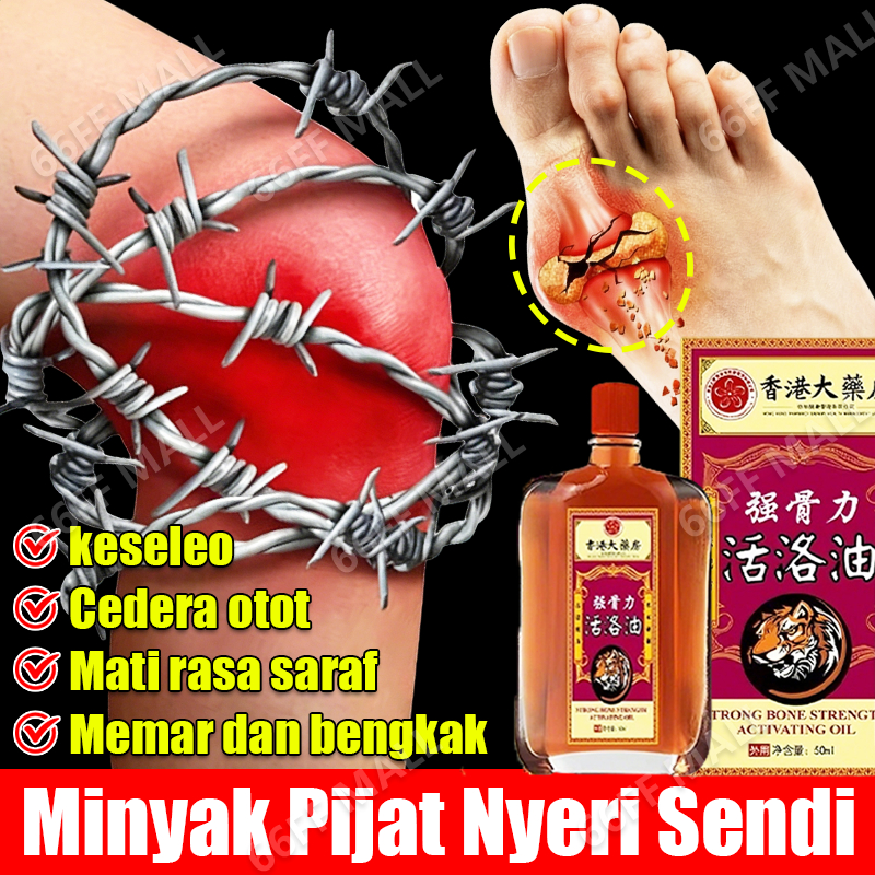 minyak urut china ampuh 50ml Obat Sakit Lutut minyak urut panas meresap minyak sendi china untuk nye
