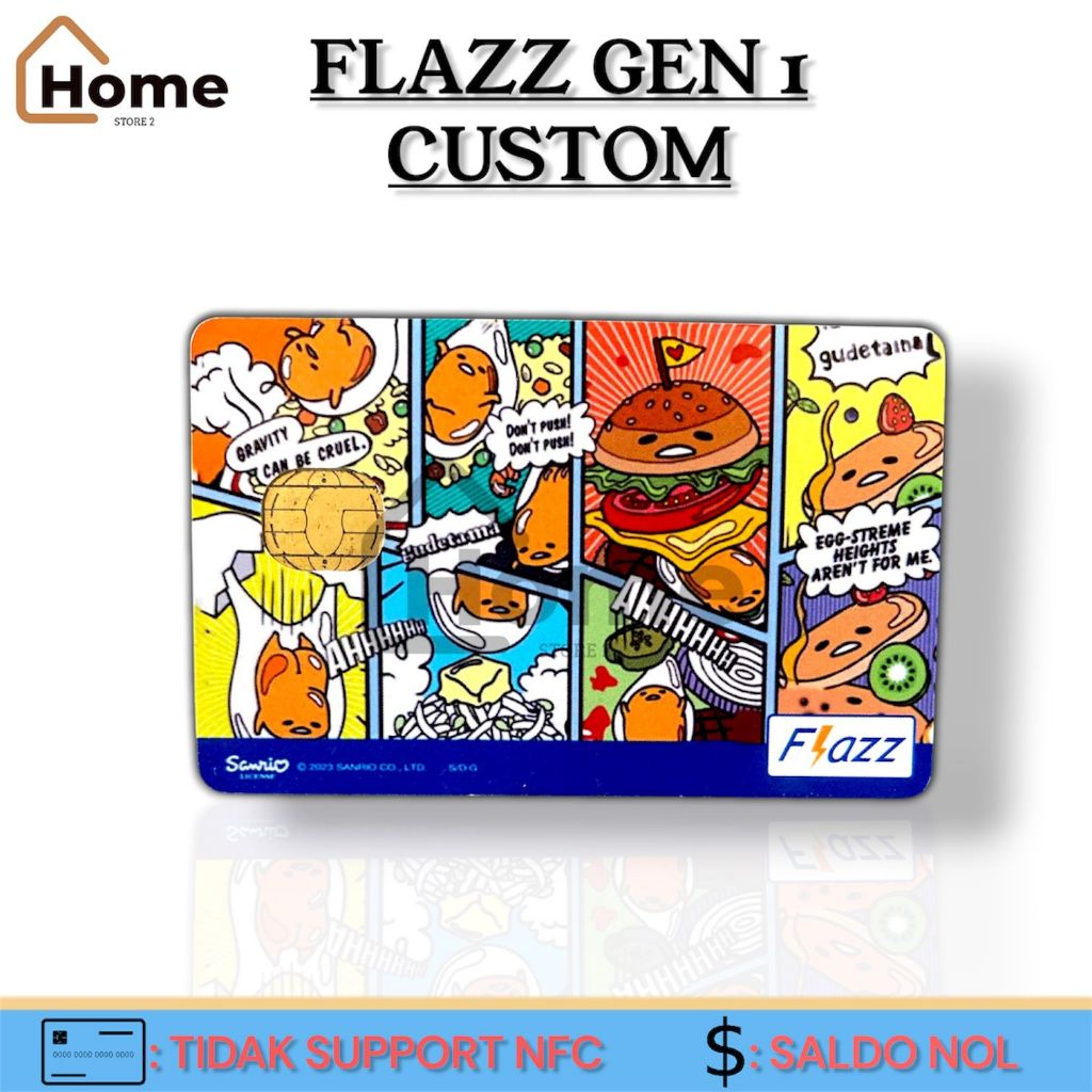 KARTU ETOLL FLAZZ BCA GEN 1[TIDAK SUPPORT NFC] CUSTOM - GUDETAMA