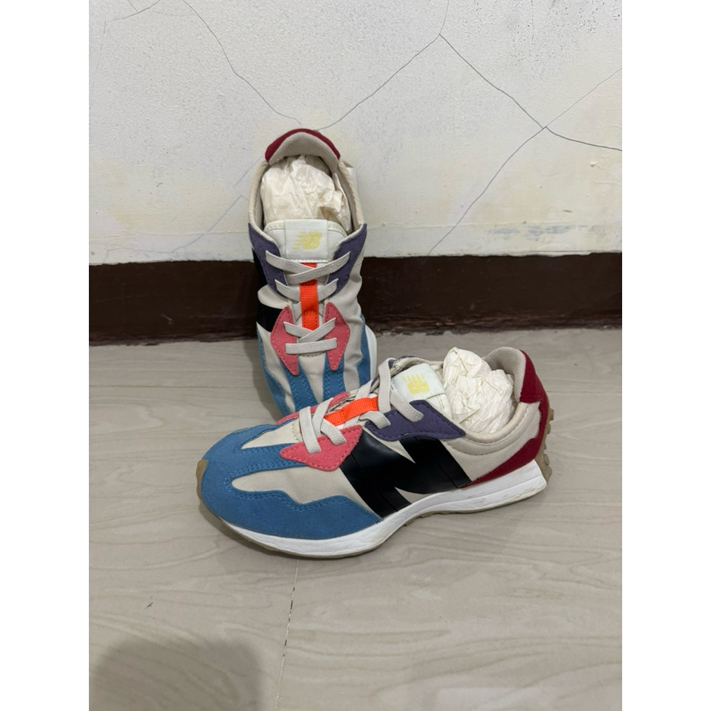 Sepatu New Balance 327 NB Kids Original Size 33.5 Insole 20cm Preloved/Second