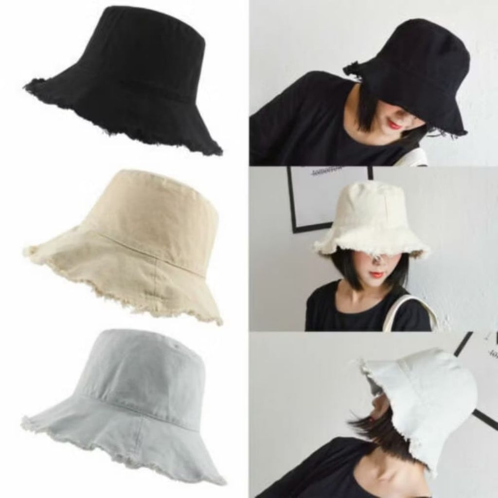TOPI BUCKET RAWIS - TOPI BUCKET RUMBAI - TOPI BUCKET KOREA