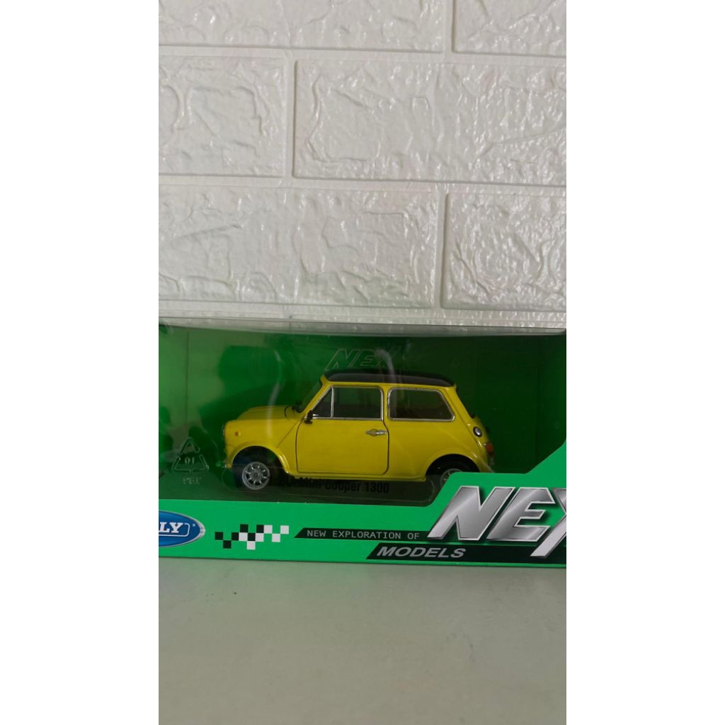 diecast minicooper welly skala 24