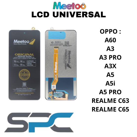 LCD TOUCHSCREEN UNIVERSAL OPPO A60 / A3 / A3 / PRO / A3X / A5 / A5i / A5 PRO / REALME C55 / REALME C