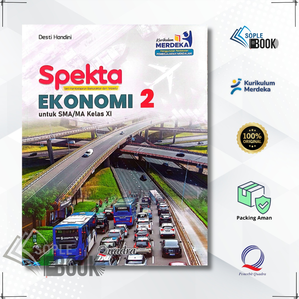 Buku Spekta Ekonomi untuk SMA/MA Kelas 11 Quadra Kurikulum Merdeka