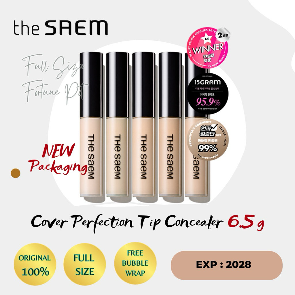 [Ready] THE SAEM Cover Perfection Tip Concealer 6,5 gr - The Saem Concealer
