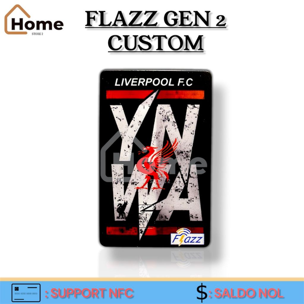 KARTU ETOLL FLAZZ BCA GEN 2 CUSTOM UV - LIVERPOOL YNWA