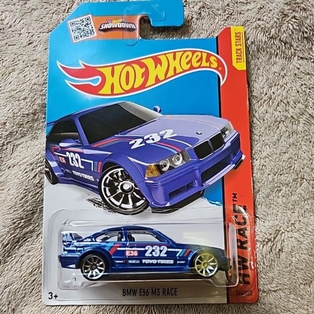 Hotwheels BMW E36 M3 Race Biru