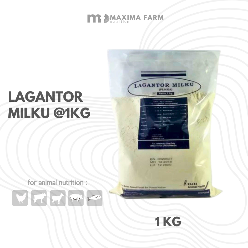 LAGANTOR MILKU 1 KG - Premix Mineral Vitamin Peningkat Produksi Susu & Pertumbuhan Sapi Perah