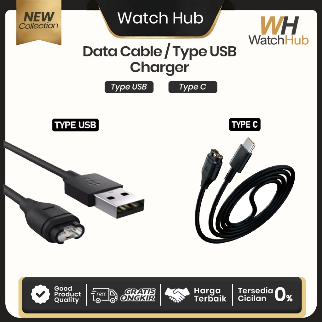 Kabel Data Kabel Charger USB Type C Garmin D2 Air X10 X15 D2 Delta D2 Mach 1 2 D2 Charlie