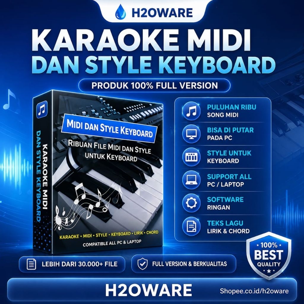 Paket 30000+ File Karaoke Midi Song Style Yamaha Casio Corg Roland Kumpulan Lagu PC Premium Pro Plus