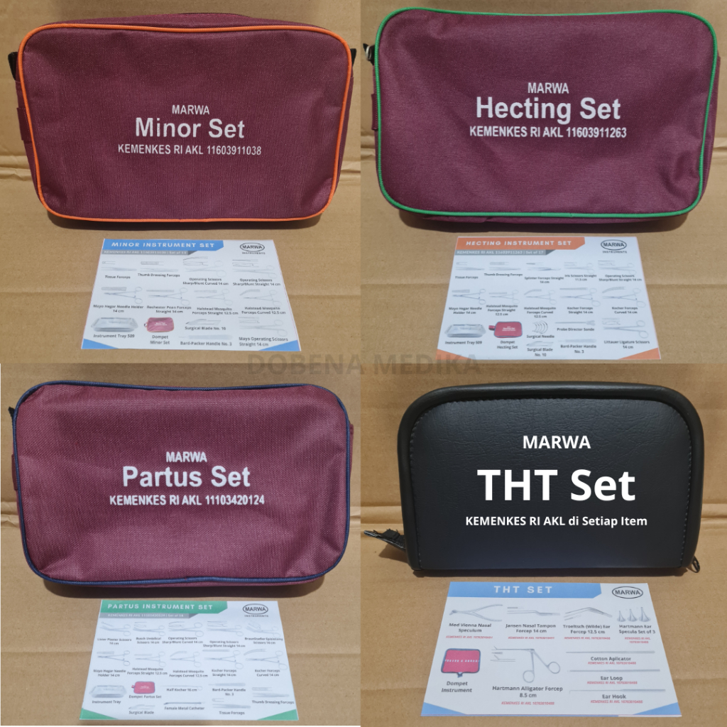 Minor Hecting Partus THT Set / Procedure Instrumen Medis