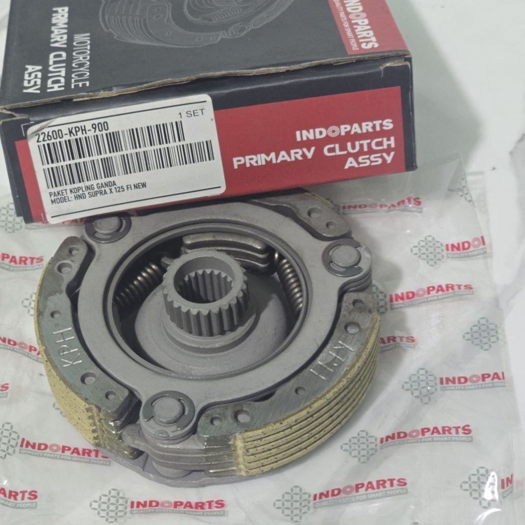 KAMPAS KOPLING OTOMATIS GANDA SET HONDA KPH SUPRA X125 KARISMA INDOPARTS