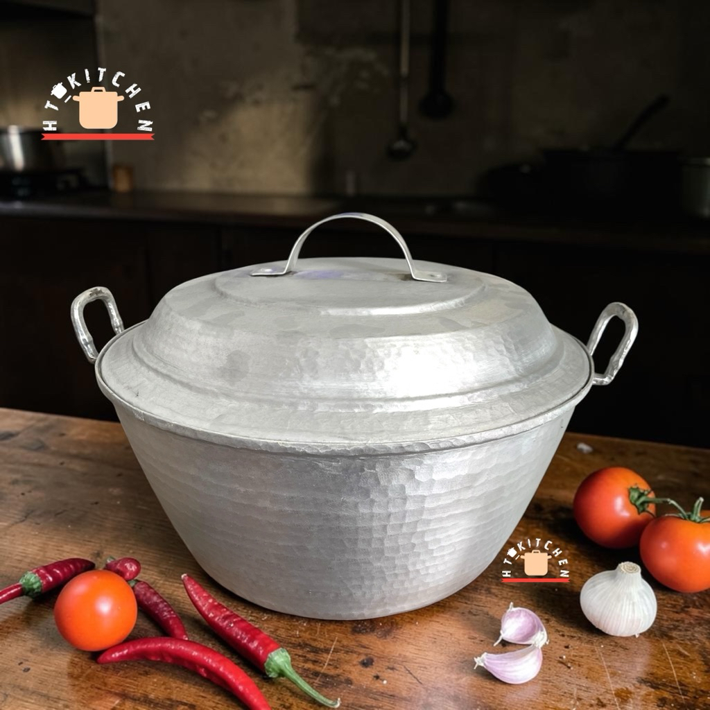 Panci Citel / Panci Liwet Aluminium Besar Diameter 40Cm Asli Garut